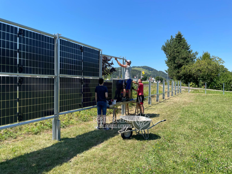 Vertical Solar Mount Fencing System