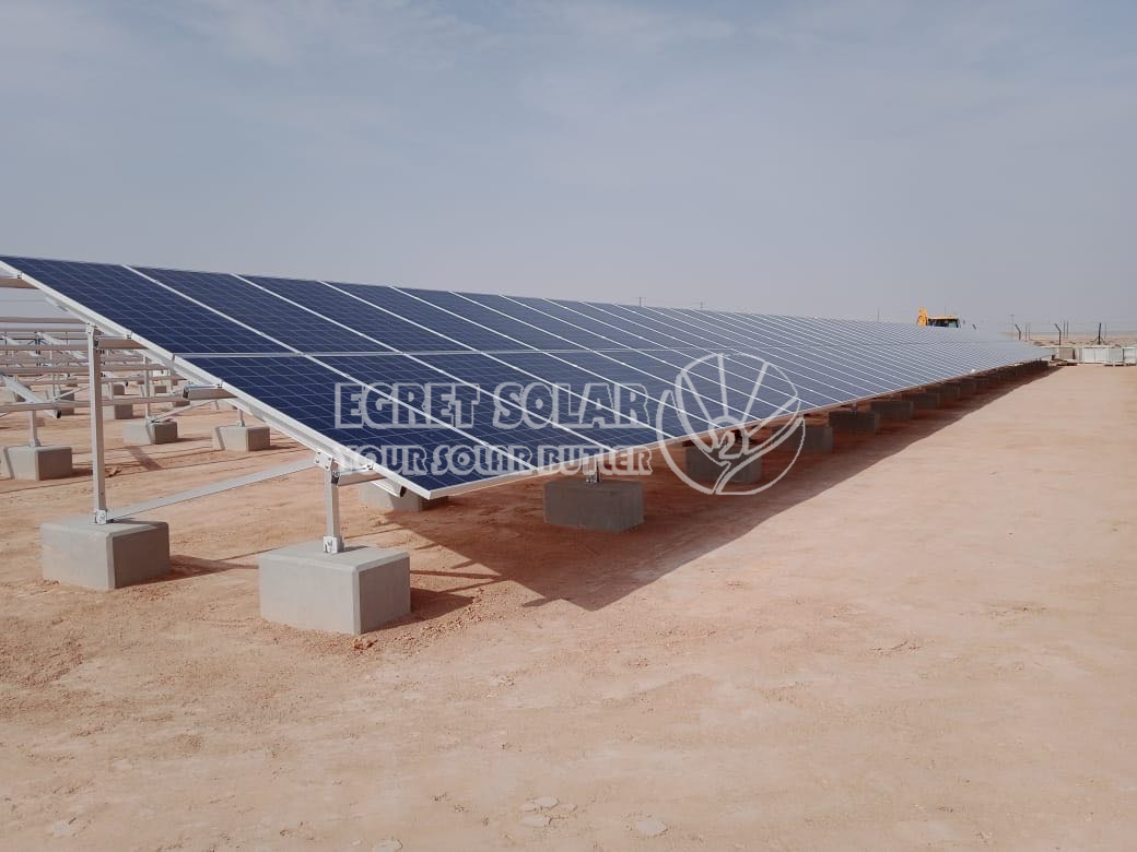 300KW Solar Ground Mounting Structure Install sa UAE