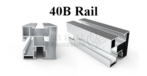 Bagong produkto ng Egret Solar? 40B rail para sa solar mounting system