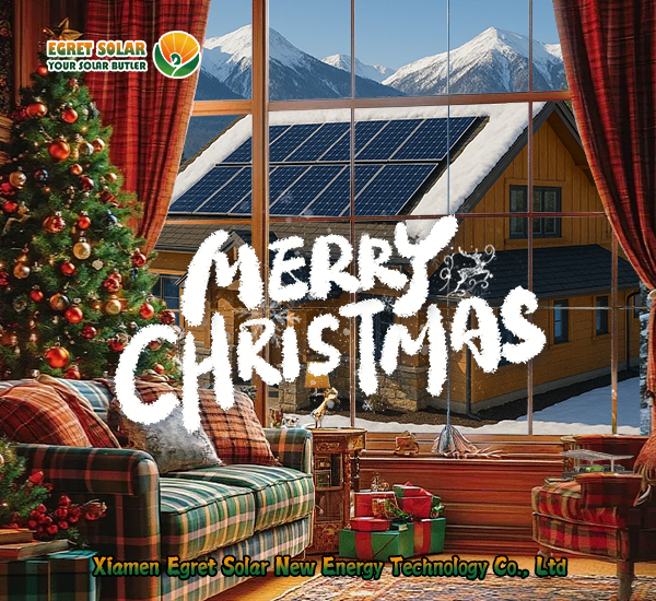 Binabati ka ni Egret Solar ng Maligayang Pasko!