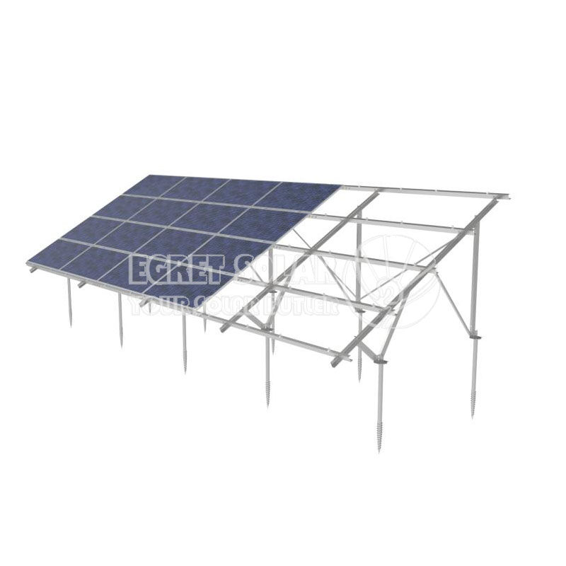 Carbon Steel Solar Panel Ground Mounting System