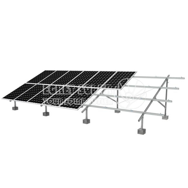 Fixed Tilt Ground-Mounted Solar System