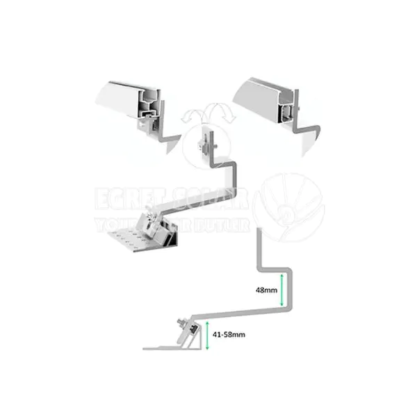 Solar Aluminum Roof Bracket