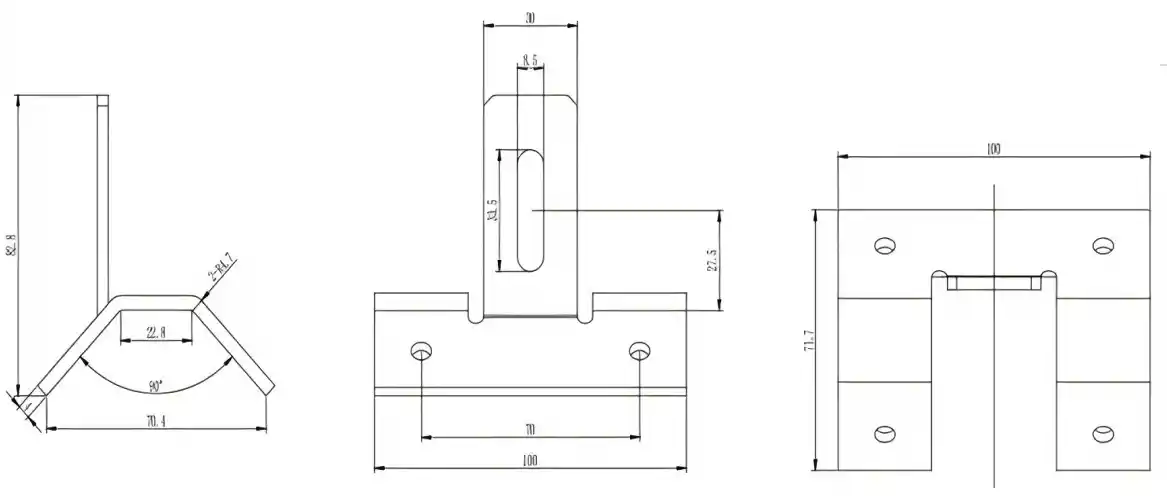 Standard Rooftop PV Clamps
