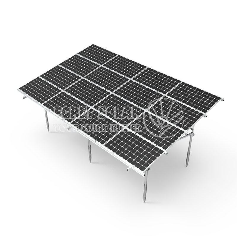 N Uri ng Solar Aluminum Ground Mounting Bracket