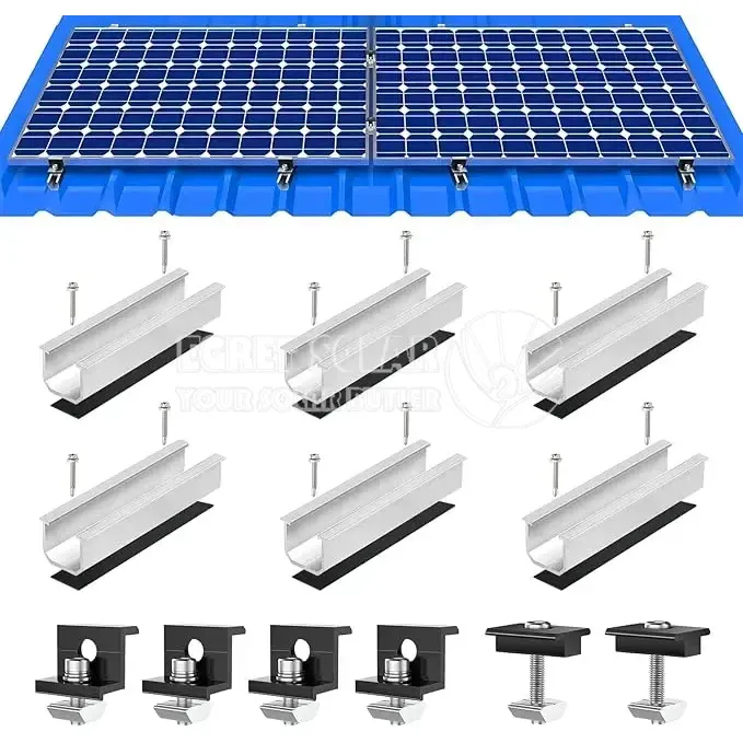 PV mounting kit para sa bubong ng trapezoidal