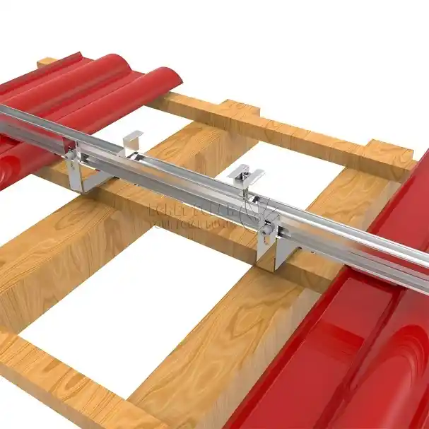 Solar Accessories Aluminum Rail para sa Metal Roof Mounting System