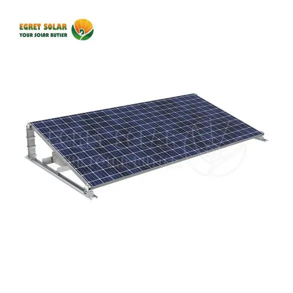 Solar adjustable ballast system
