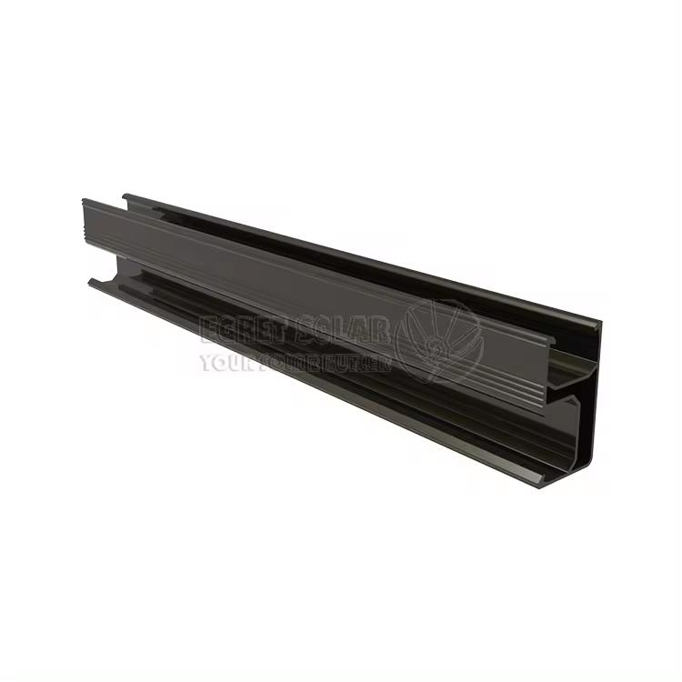 Solar Aluminum Roof Rail para sa Panel Mounting System