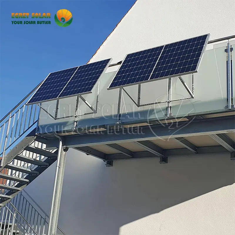 Solar balkonahe mounting power station