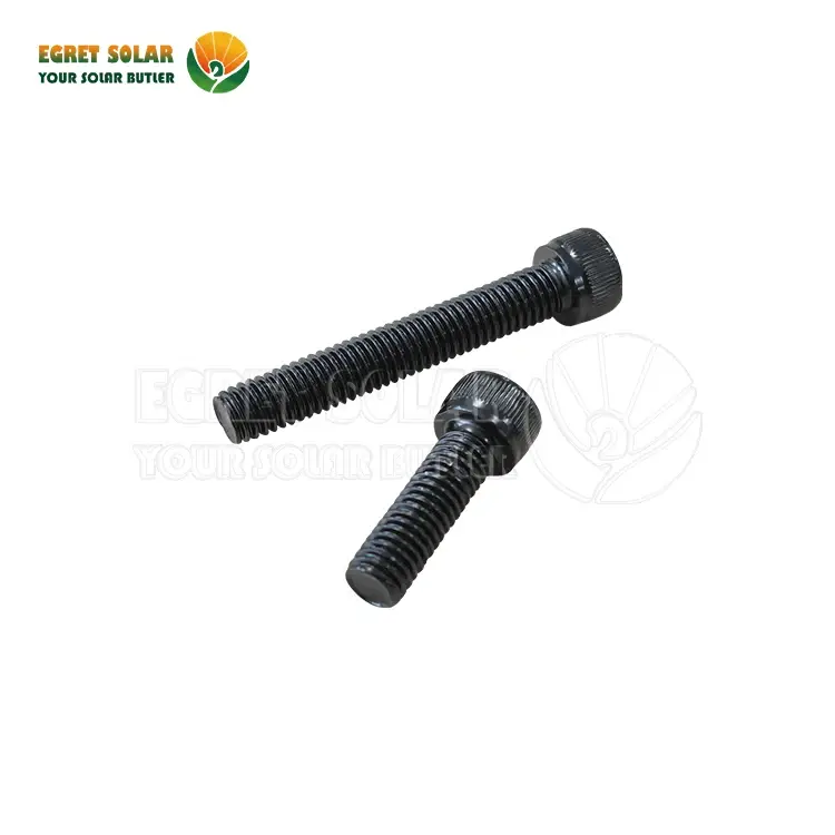 Solar mounting black allen bolt