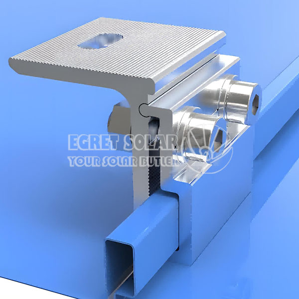 Standing Seam Metal Roof Clamp Para sa Solar Panel Mounting