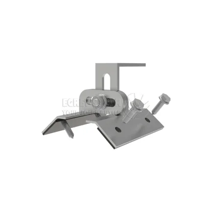 Trapezoidal sheet metal standing-seam clamp trapezoidal bubong na naka-mount