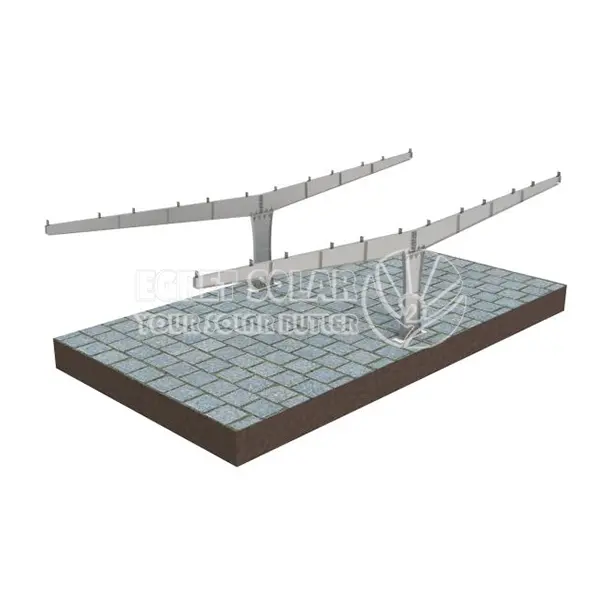 Y uri ng solong post solar carport mounting system
